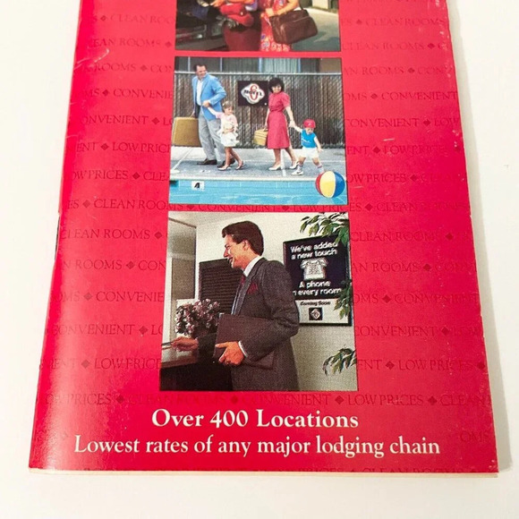 Vintage 1986 Motel 6 Nationwide Directory Brochure Pamphlet Summer Edition - Picture 6 of 16